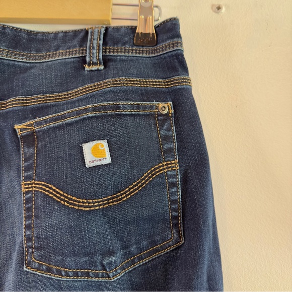 Carhartt Women's Relaxed Fit Stretch Denim Jasper Jean - Picture 4 of 7